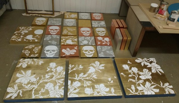 A selection of custom decorative finishes by James Derieg